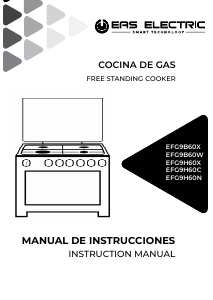 Manual de uso EAS Electric EFG9B60X Cocina