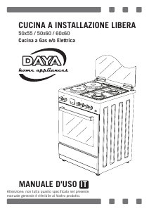 Manuale DAYA DSGC-50764 Cucina