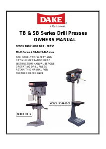 Manual Dake SB-32 Drill Press
