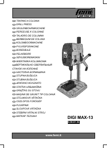 Manual FEMI DIGI MAX-13 Berbequim de mesa