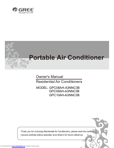 Handleiding Gree GPC09AH-A3NNC3B Airconditioner