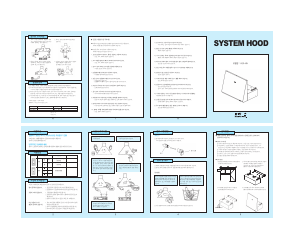사용 설명서 하츠 K60-WH 쿠커 후드