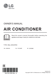 Manual LG AB09BK Air Conditioner