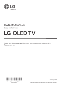 Manual LG OLED65CX9LA OLED Television