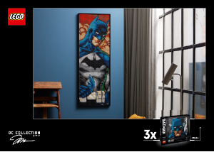 Manuál Lego set 31205 Art Kolekce Jim Lee – Batman