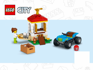 Manual Lego set 60344 City Chicken henhouse