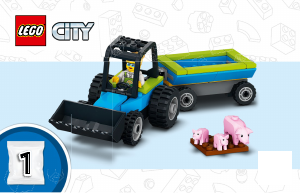 Bedienungsanleitung Lego set 60346 City Bauernhof mit Tieren