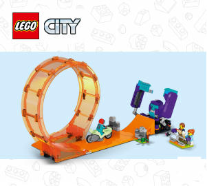 Manual Lego set 60338 City Smashing chimpanzee stunt loop