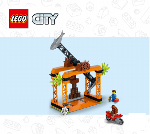 Mode d’emploi Lego set 60342 City Le défi de cascade  - l'attaque des requins