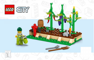 Bruksanvisning Lego set 60345 City Gårdsmarknadsbil