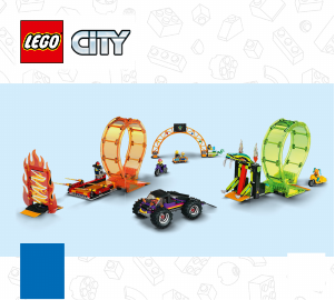 Käyttöohje Lego set 60339 City Kahden silmukan stunttishow'n areena
