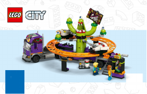 Manual Lego set 60313 City Camião de Diversões da Viagem Espacial
