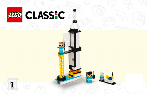 Bruksanvisning Lego set 11022 Classic Rymduppdrag