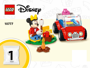 Kullanım kılavuzu Lego set 10777 Disney Mickey Fare ve Minnie Fare’nin Kamp Gezisi