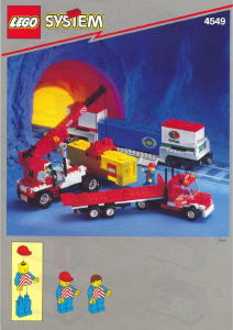 Manual de uso Lego set 4549 Trains Vagón de contenedores