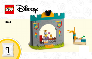 Vadovas Lego set 10780 Disney Mikio ir draugų pilies gynėjai