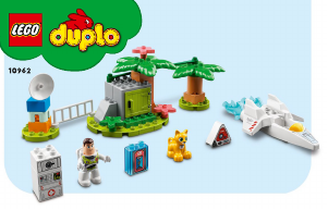 Használati útmutató Lego set 10962 Duplo Buzz Lightyear bolygóközi küldetése