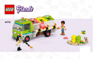Instrukcja Lego set 41712 Friends Ciężarówka recyklingowa