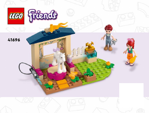 Handleiding Lego set 41696 Friends Ponywasstal