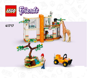 Manuale Lego set 41717 Friends Il soccorso degli animali di Mia