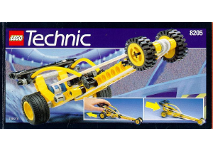 Manual de uso Lego set 8205 Technic Bungee blaster