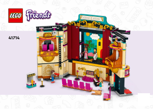 Manual Lego set 41714 Friends Andreas theatre school