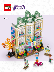 Mode d’emploi Lego set 41711 Friends L'école d'art dEmma