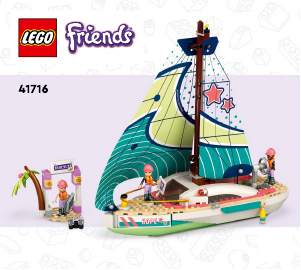 Instrukcja Lego set 41716 Friends Stephanie i przygoda pod żaglami