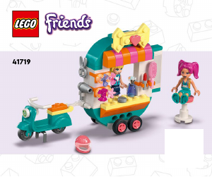 Handleiding Lego set 41719 Friends Mobiele modeboetiek