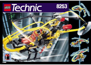 Handleiding Lego set 8253 Technic Brandweerhelikopter