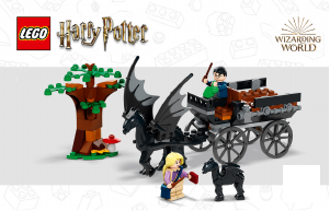 Käyttöohje Lego set 76400 Harry Potter Tylypahkan vaunut ja thestralit