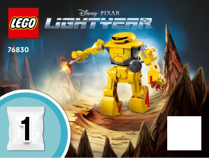 Manual de uso Lego set 76830 Lightyear Duelo contra Zyclops