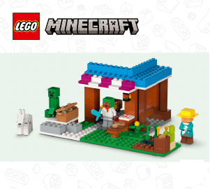 Manuál Lego set 21184 Minecraft Pekárna