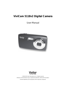 Handleiding Vivitar ViviCam 5118 Digitale camera