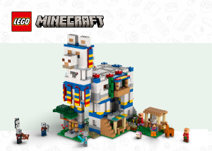 Használati útmutató Lego set 21188 Minecraft A lámák faluja
