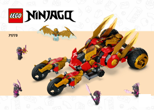 Kullanım kılavuzu Lego set 71773 Ninjago Kai’nin Altın Ejderha Akıncısı