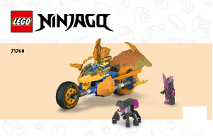 Mode d’emploi Lego set 71768 Ninjago La moto dragon d'or de Jay