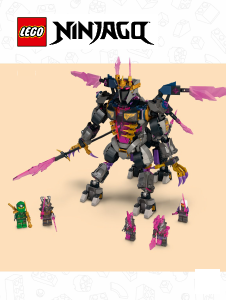 Manual Lego set 71772 Ninjago The crystal king