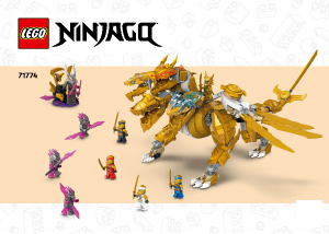 Bruksanvisning Lego set 71774 Ninjago Lloyds Ultra-gulldrage