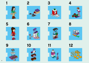 Mode d’emploi Lego set 41131 Friends Calendrier de l'Avent