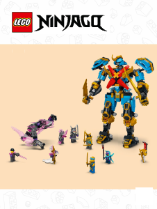 Mode d’emploi Lego set 71775 Ninjago Le robot Samouraï X de Nya