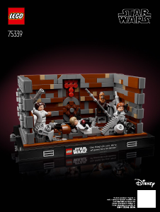 Manuale Lego set 75339 Star Wars Diorama Compattatore di rifiuti Morte Nera