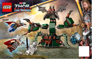 Kullanım kılavuzu Lego set 76207 Super Heroes Yeni Asgard’a Saldırı