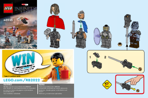 Manual de uso Lego set 40525 Super Heroes Batalla de Endgame