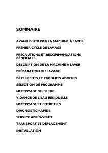 Mode d’emploi Laden EV 855 Lave-linge