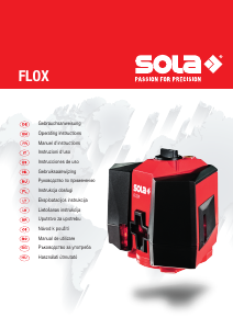 Manuál SOLA Flox Čárový laser