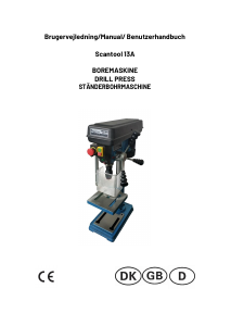 Bedienungsanleitung Scantool 13A Tischbohrmaschine