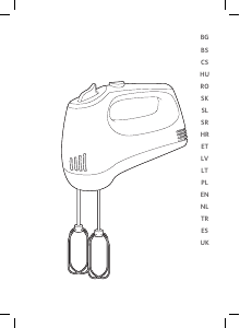 Vadovas Tefal HT310140 Rankinis maišiklis