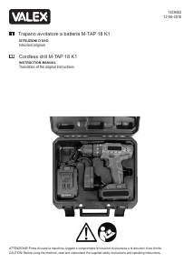 Manual Valex M-TAP 18 K1 Drill-Driver