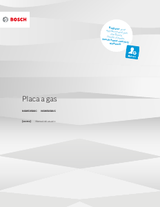 Manual de uso Bosch NGM5058UC Placa